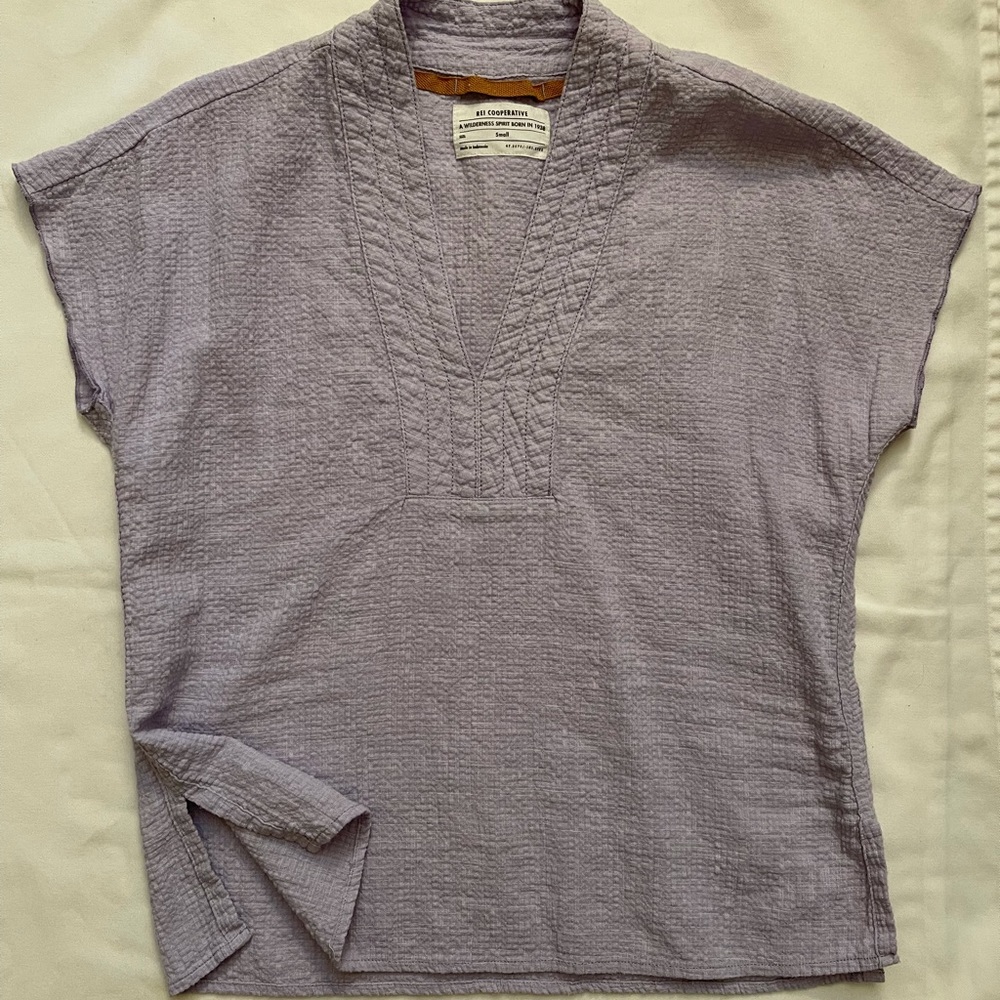 REI lavender top. Like new